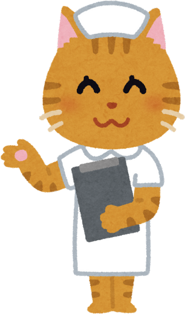 Cute Cat Nurse Character Smiling